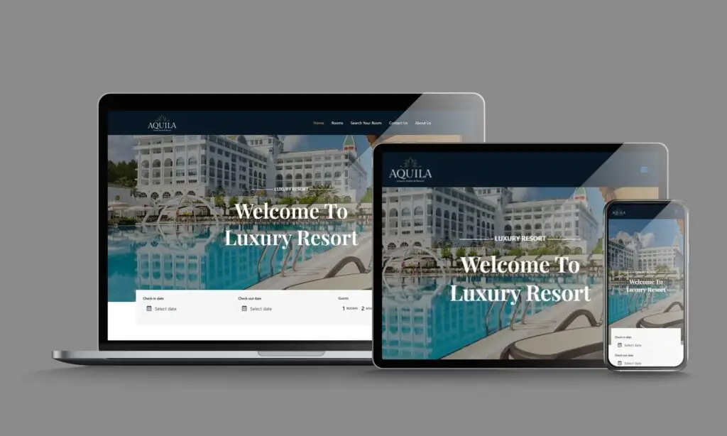 resort website
